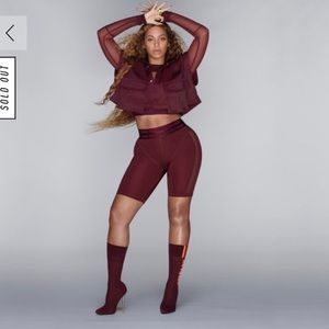 Ivy Park Maroon Bike Shorts